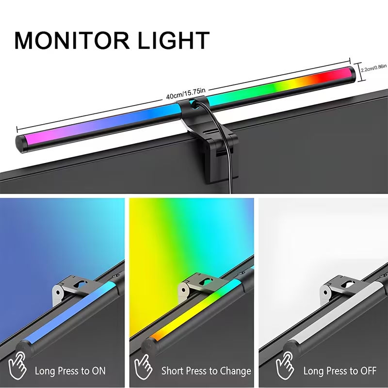 LED Monitor Light Bar With Rem - đánh giá và giá Desk Setup Lamp