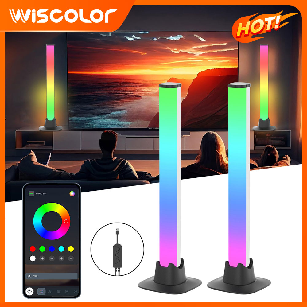 TV Backlight Tuya WIFI RGB LED - đánh giá và giá Desk Setup With Tv