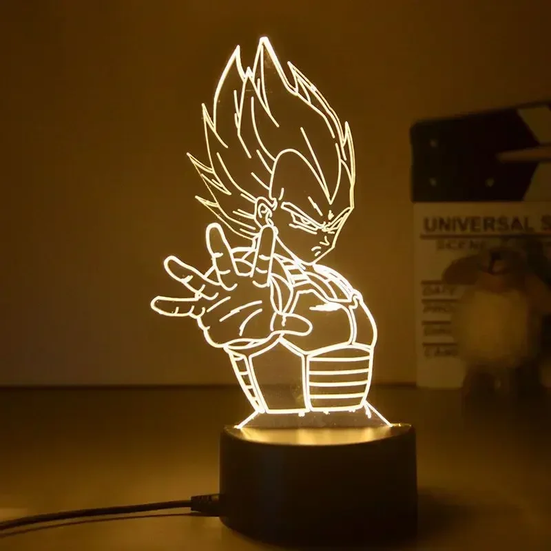 Dragon Ball Z Super Saiyan Veg - đánh giá và giá Desk Setup Lamp