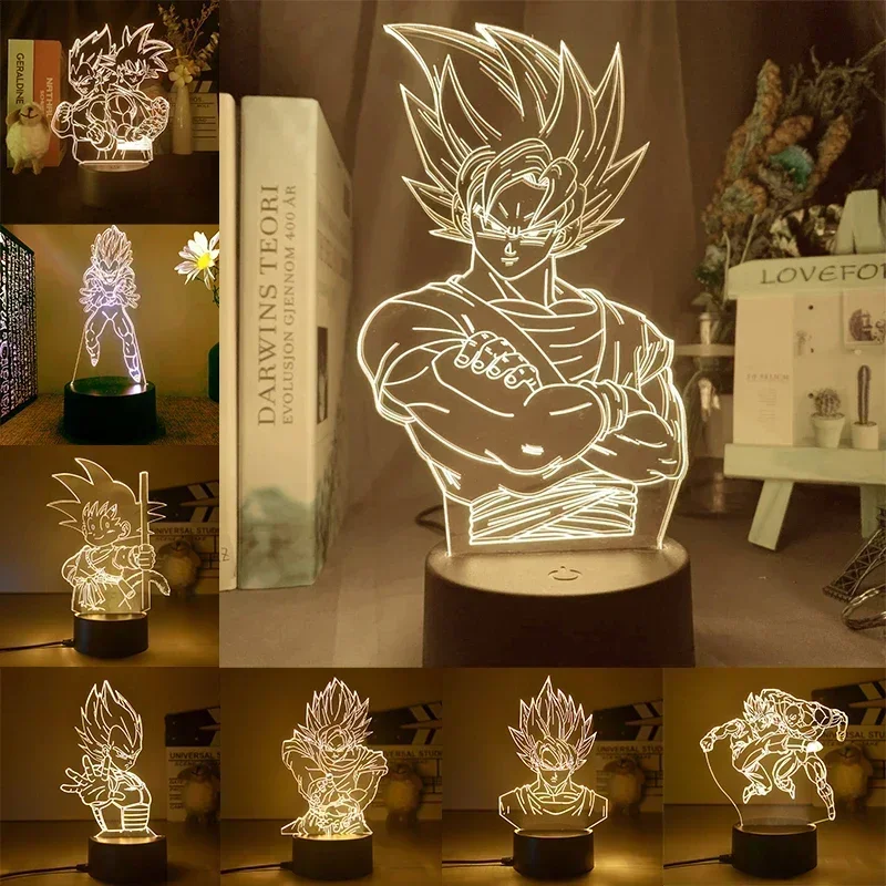 Dragon Ball Z Super Saiyan Veg - đánh giá và giá Desk Setup Lamp