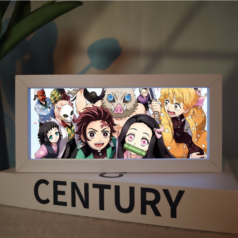 Demon Slayers LED Night Light  - đánh giá và giá Desk Setup Lamp