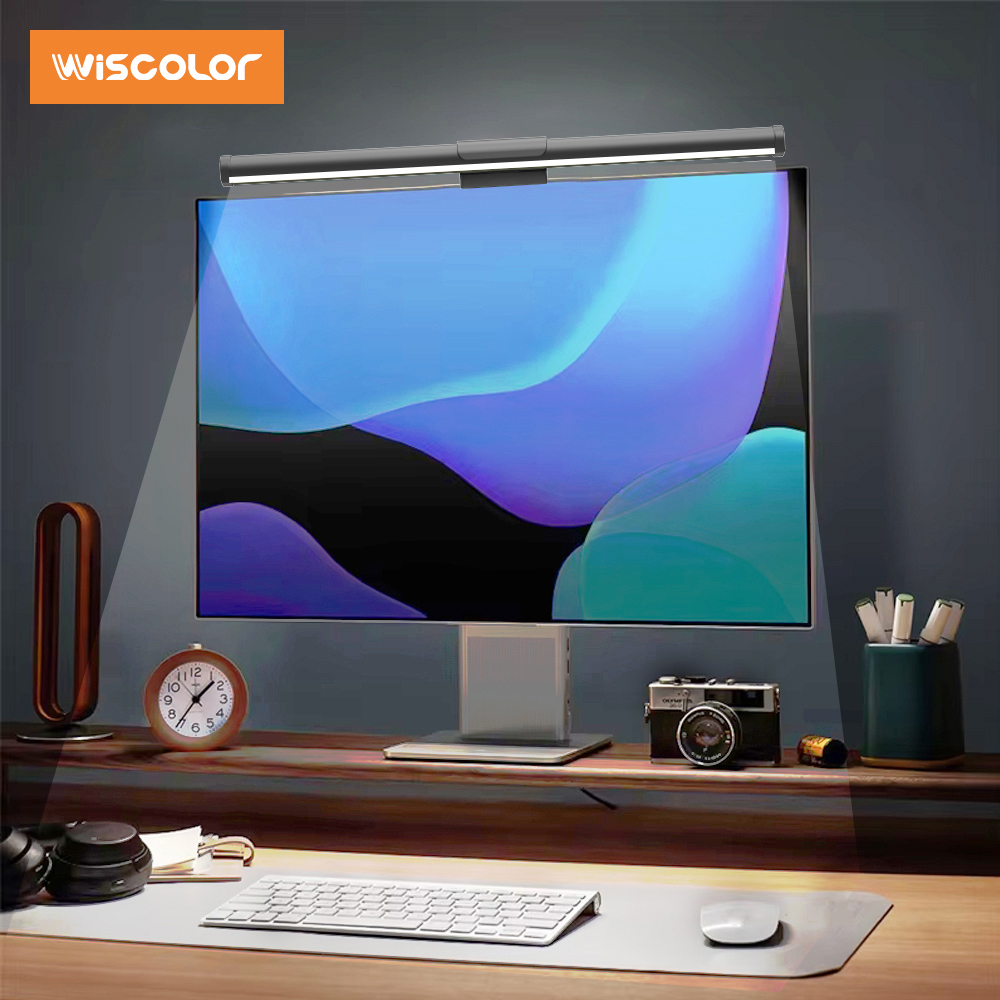 Wiscolor LED Screen Monitor Ha - đánh giá và giá Desk Setup Lamp